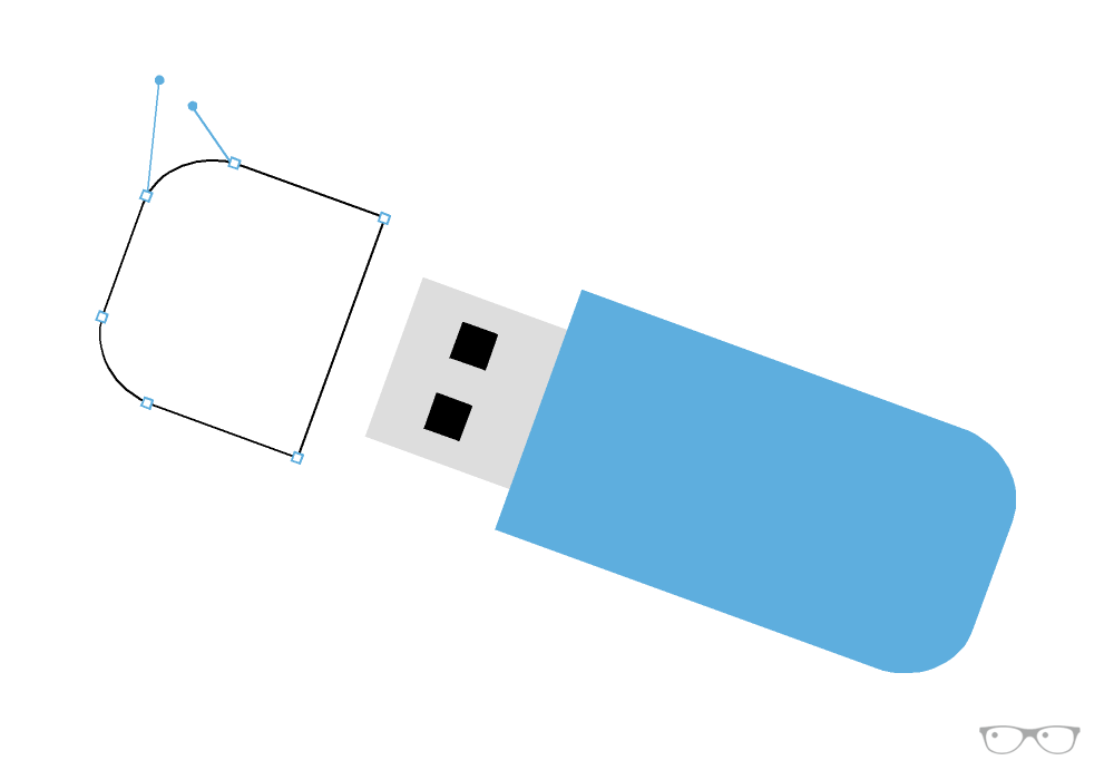 Pen drive vectorial
